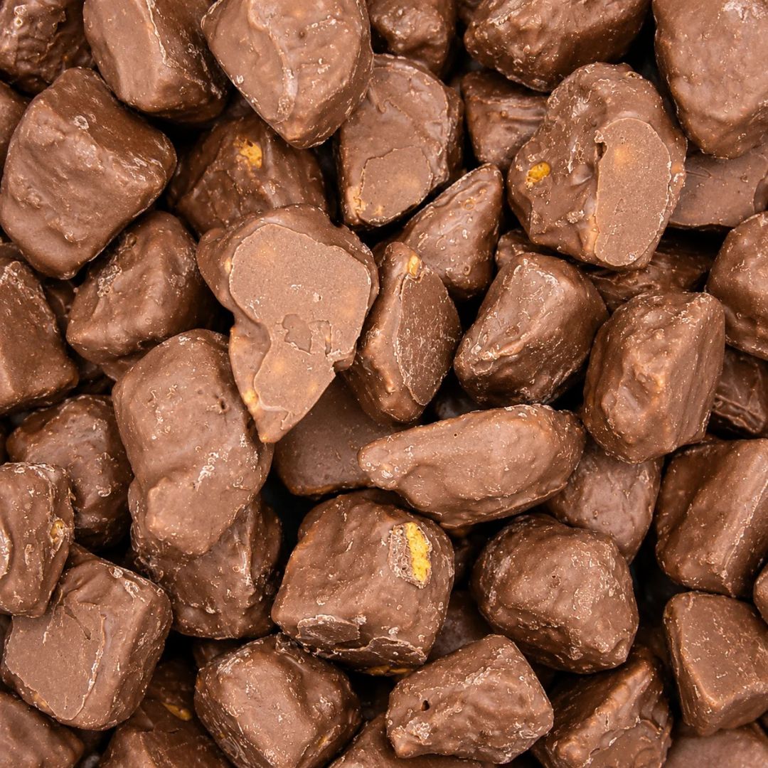 Loxley’s Chocolate Covered Cinder Toffee Golden Honeycomb Pieces