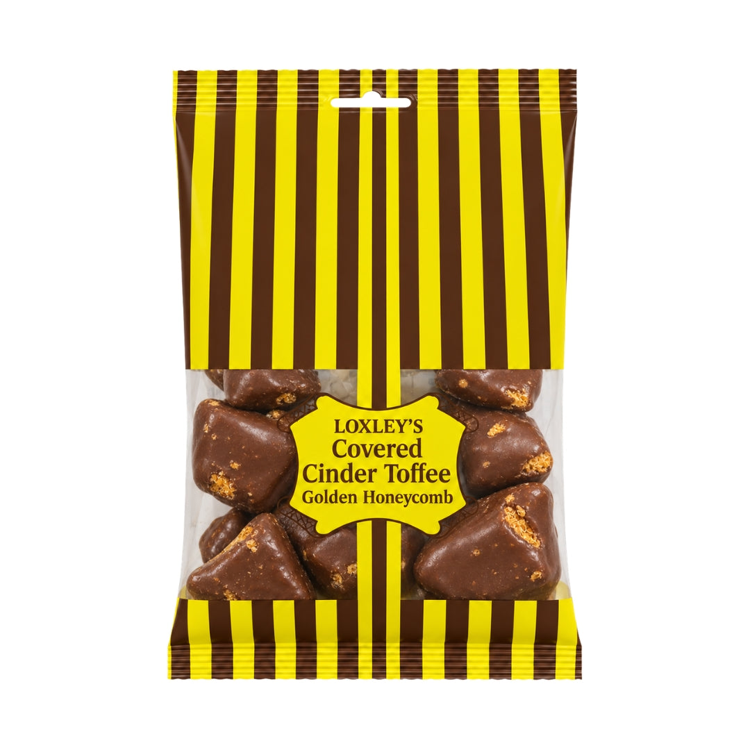 Loxley’s Chocolate Covered Cinder Toffee Golden Honeycomb Pieces