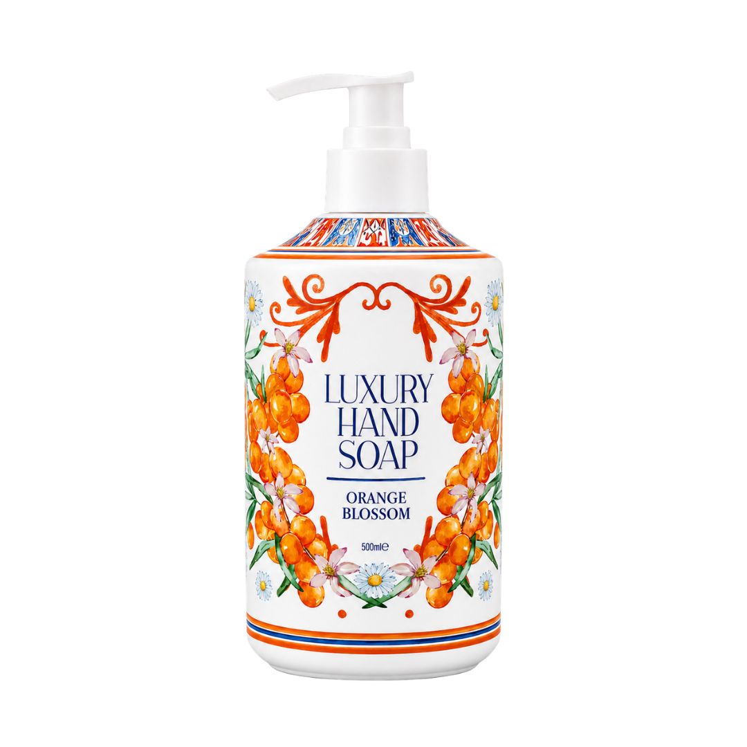 Luxury Hand Soap Orange Blossom Pump Bottle