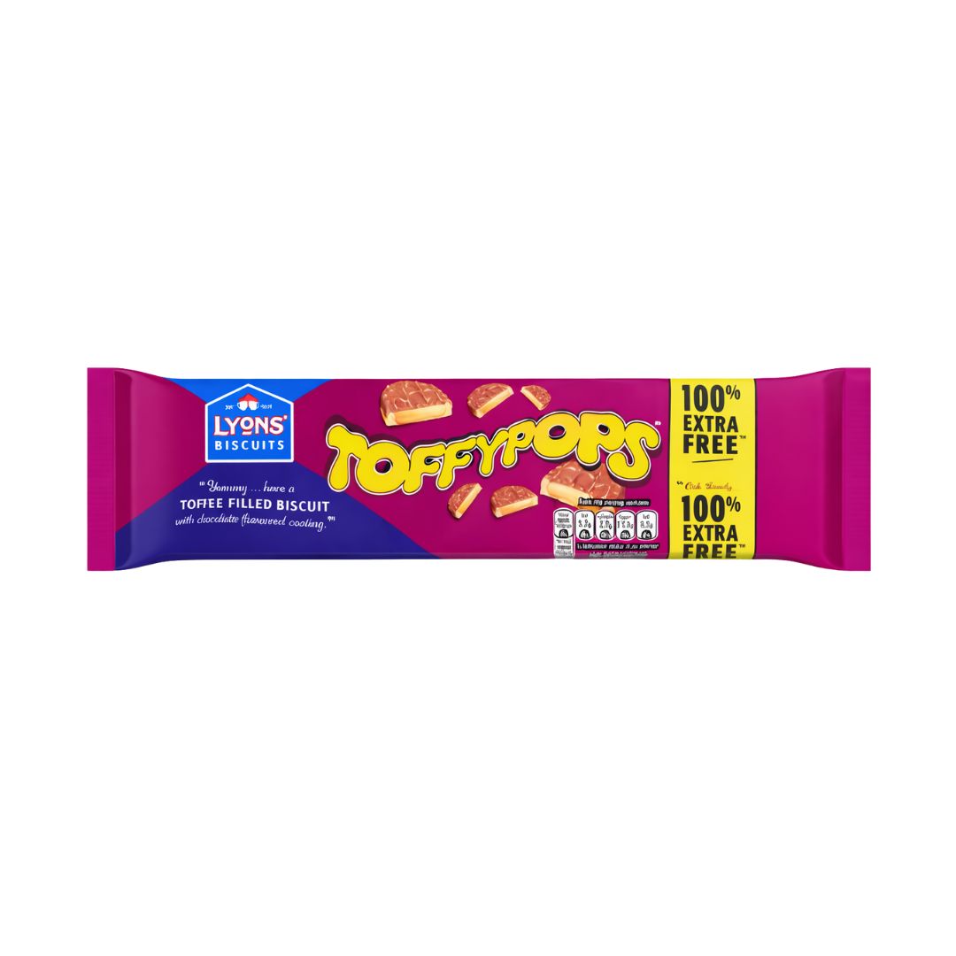 Lyons Toffypops Toffee Filled Biscuits
