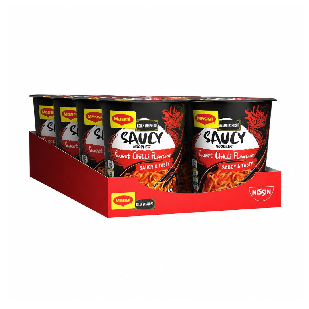 Maggi Asian Inspired Saucy Noodles Sweet Chilli Flavour