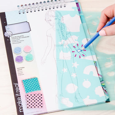 Make It Real Fashion Design Sketchbook Pastel Pop