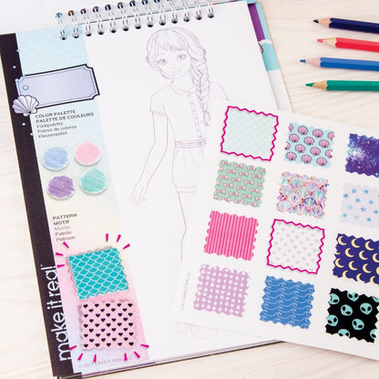 Make It Real Fashion Design Sketchbook Pastel Pop