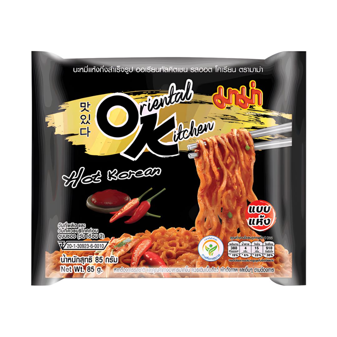 Mama Oriental Kitchen Hot Korean Flavour Instant Noodles