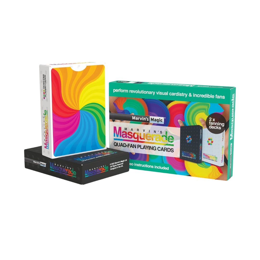 Marvin's Magic Masquerade Quad Fan Playing Cards