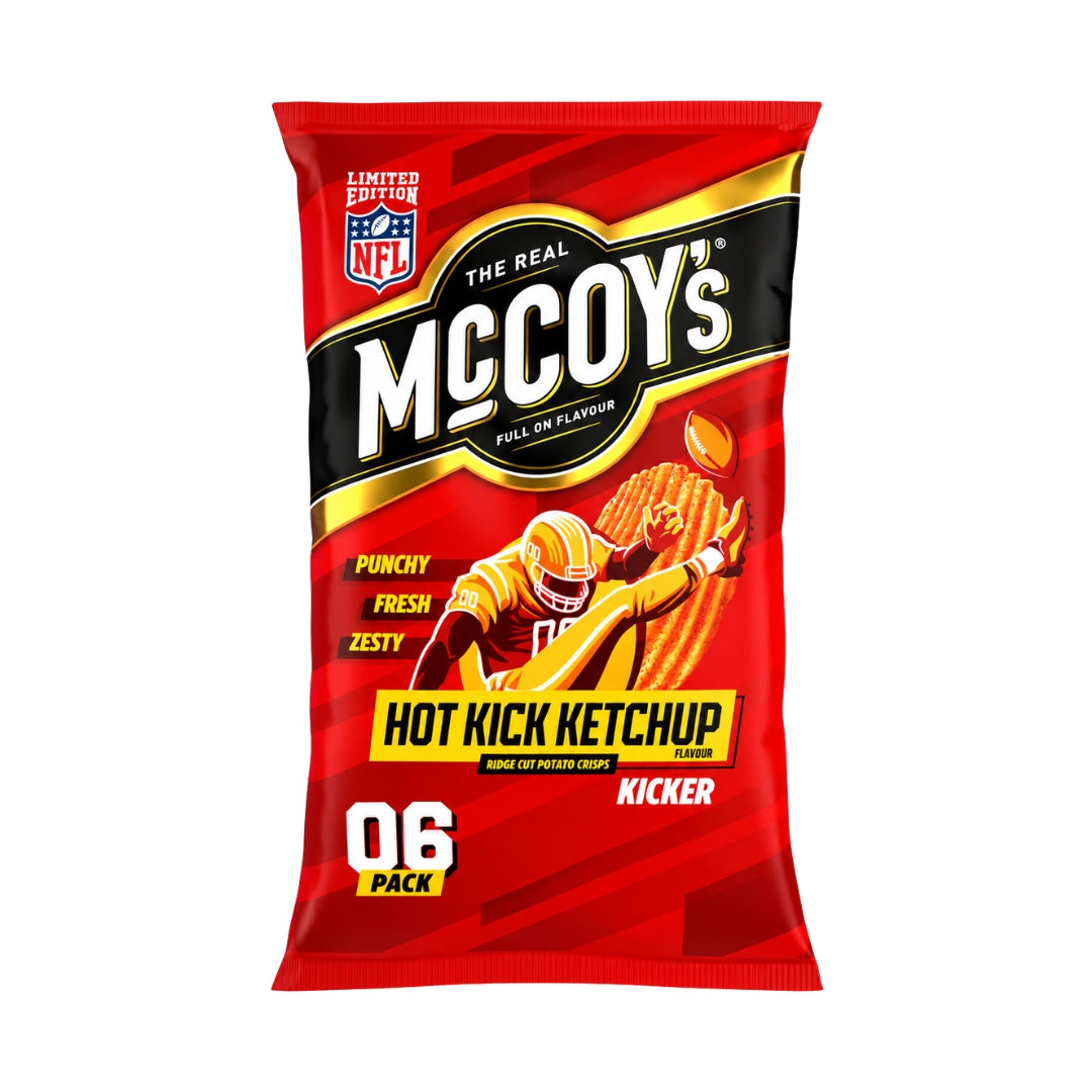 McCoy's Hot Kick Ketchup Multipack Crisps