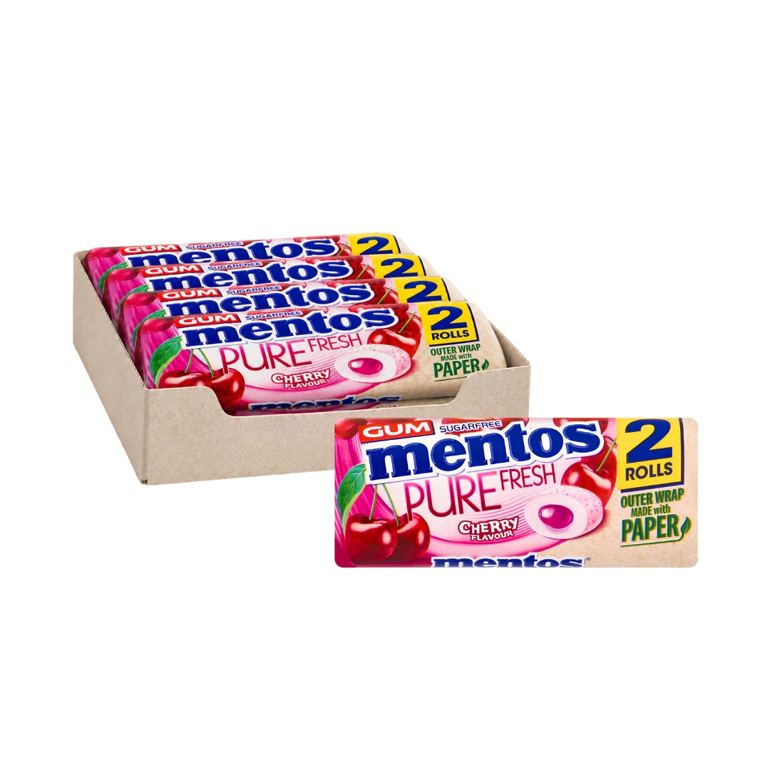 Mentos Pure Fresh Cherry Flavour Sugar Free Gum