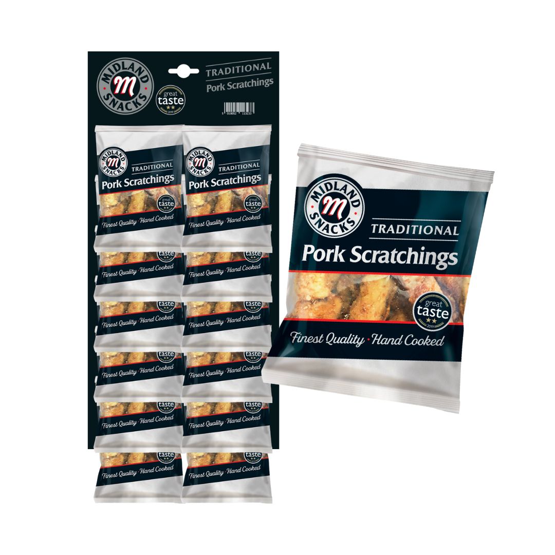 Midland Snacks Traditional Pork Scratchings