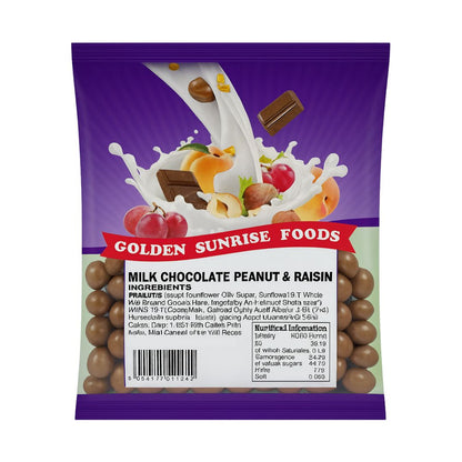 Milk Chocolate Peanut & Raisin