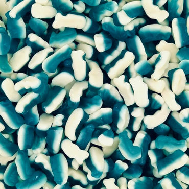 Retro Pick N Mix Sweets Mini Blue Dolphins