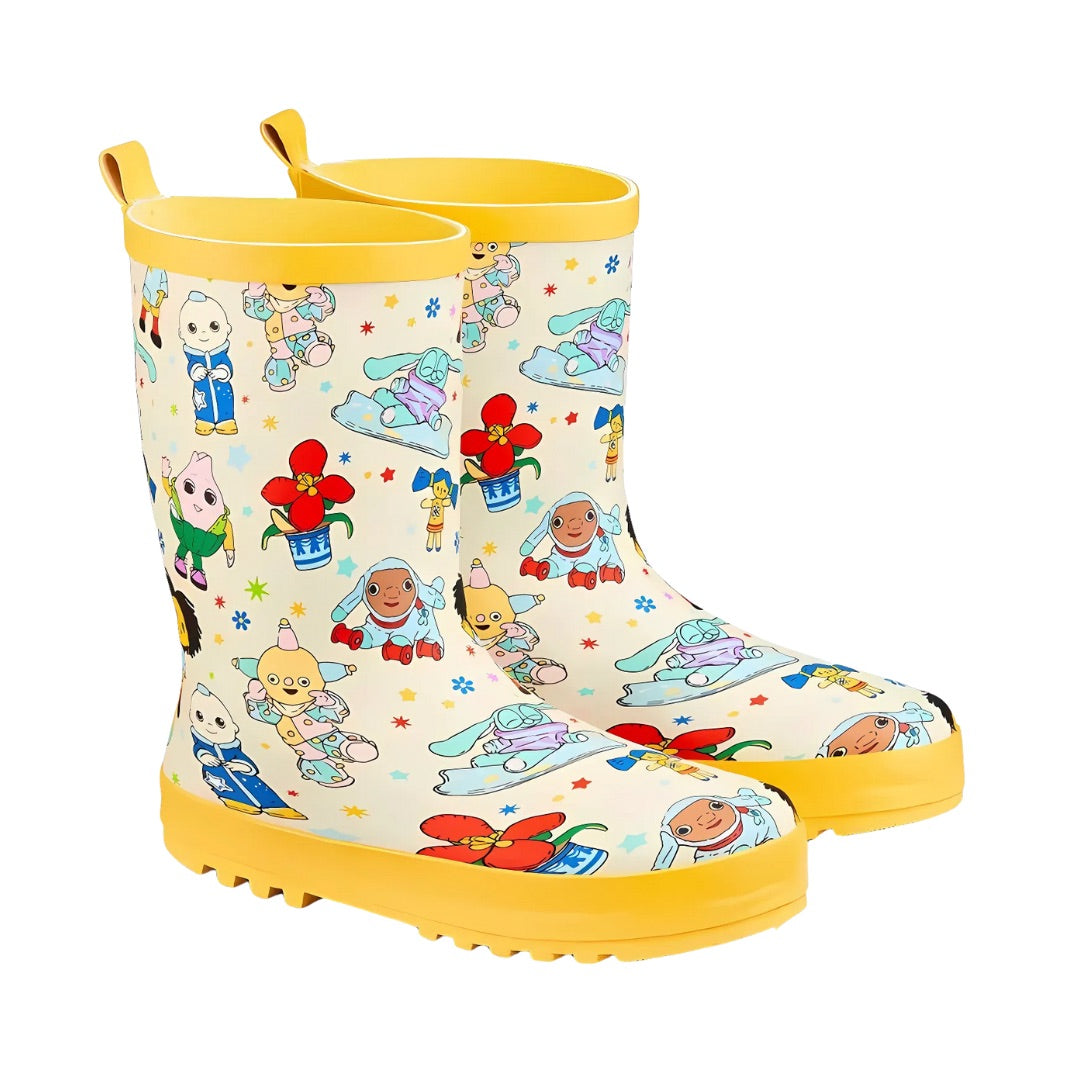 Moon & Me Kids Yellow Wellies Size 12–13