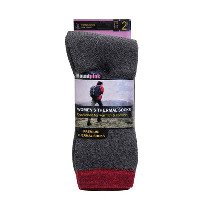 Mount Pink Women’s Thermal Socks Size UK 5-10