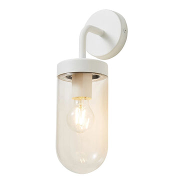 Zink Mount Outdoor Wall Lantern Matt Ivory