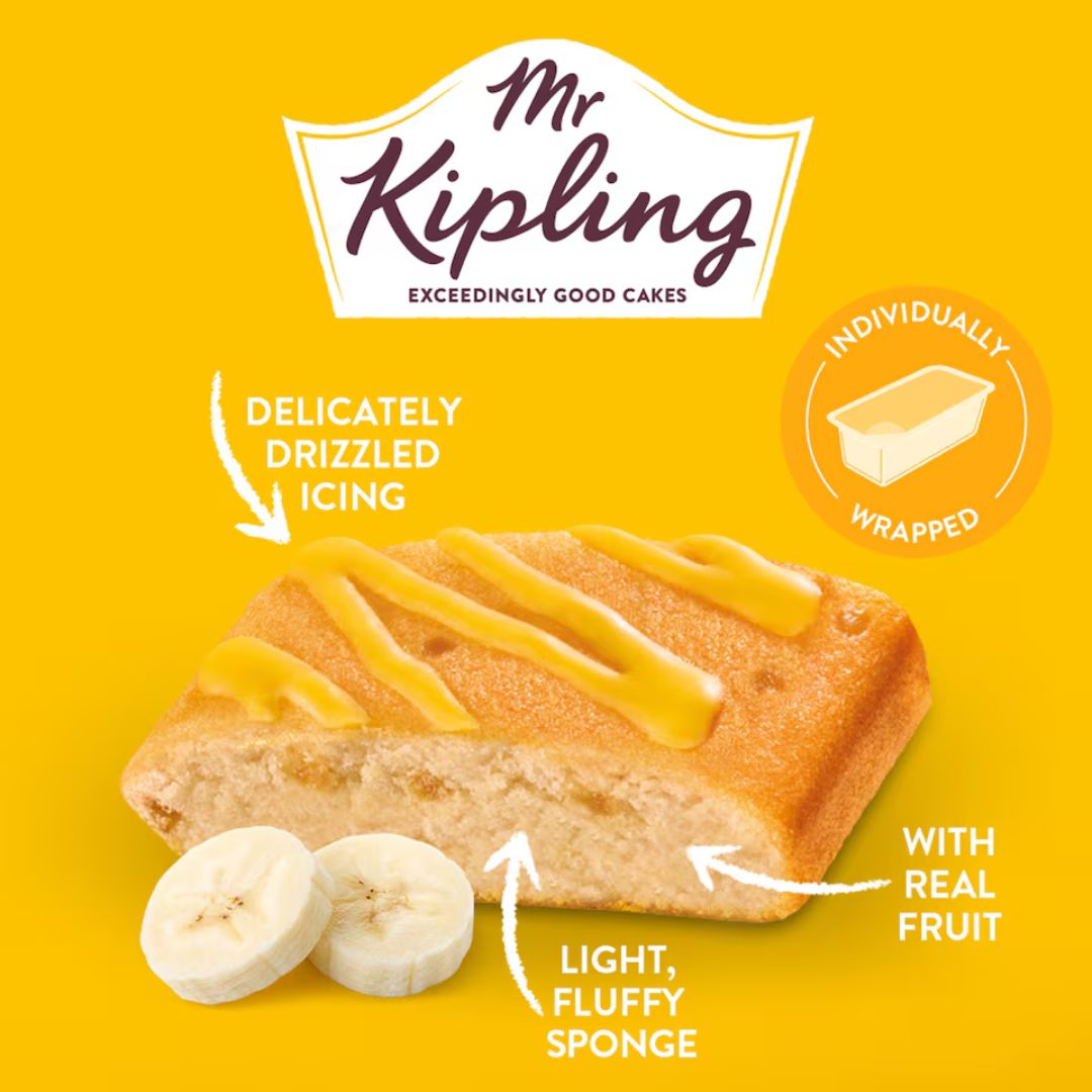 Mr Kipling Lunchbox Banana Slices