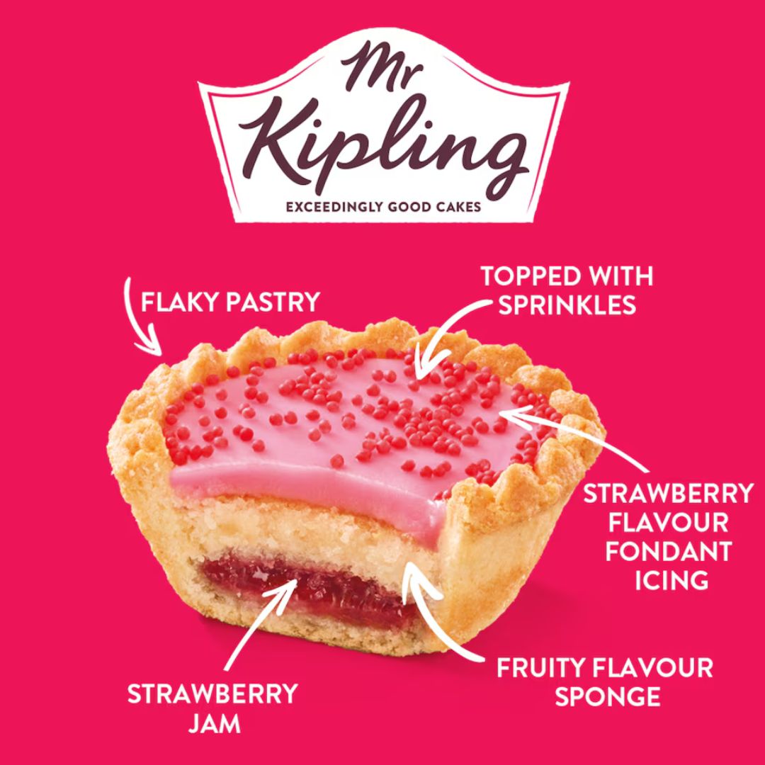 Mr Kipling Strawberries & Cream Cake Tarts