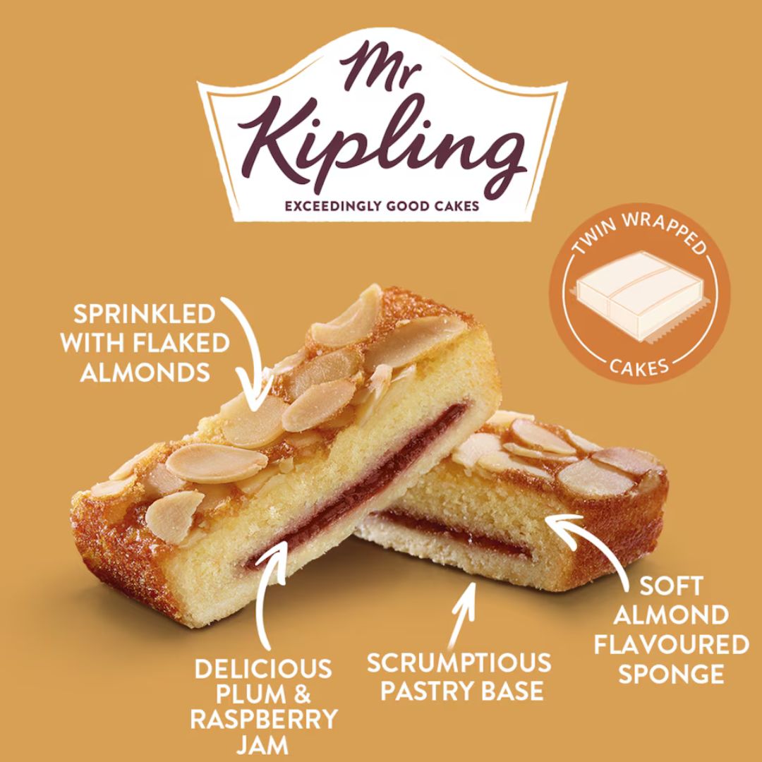 Mr Kipling Almond Slices