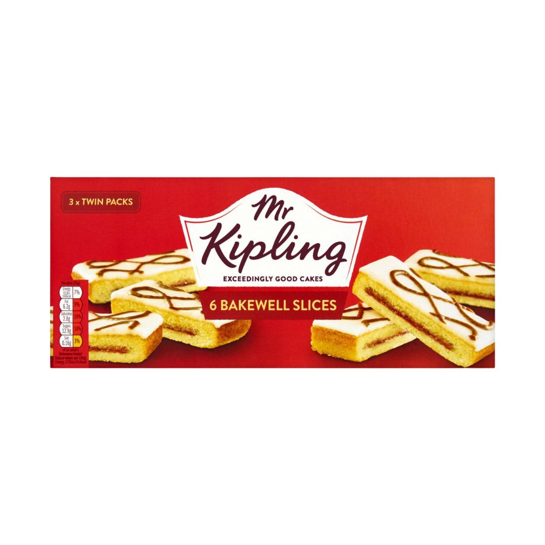 Mr Kipling Bakewell Cake Slices