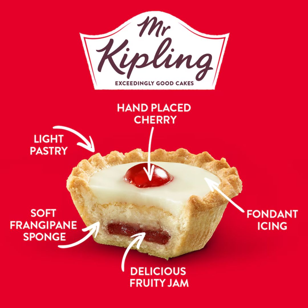 Mr Kipling Cherry Bakewells