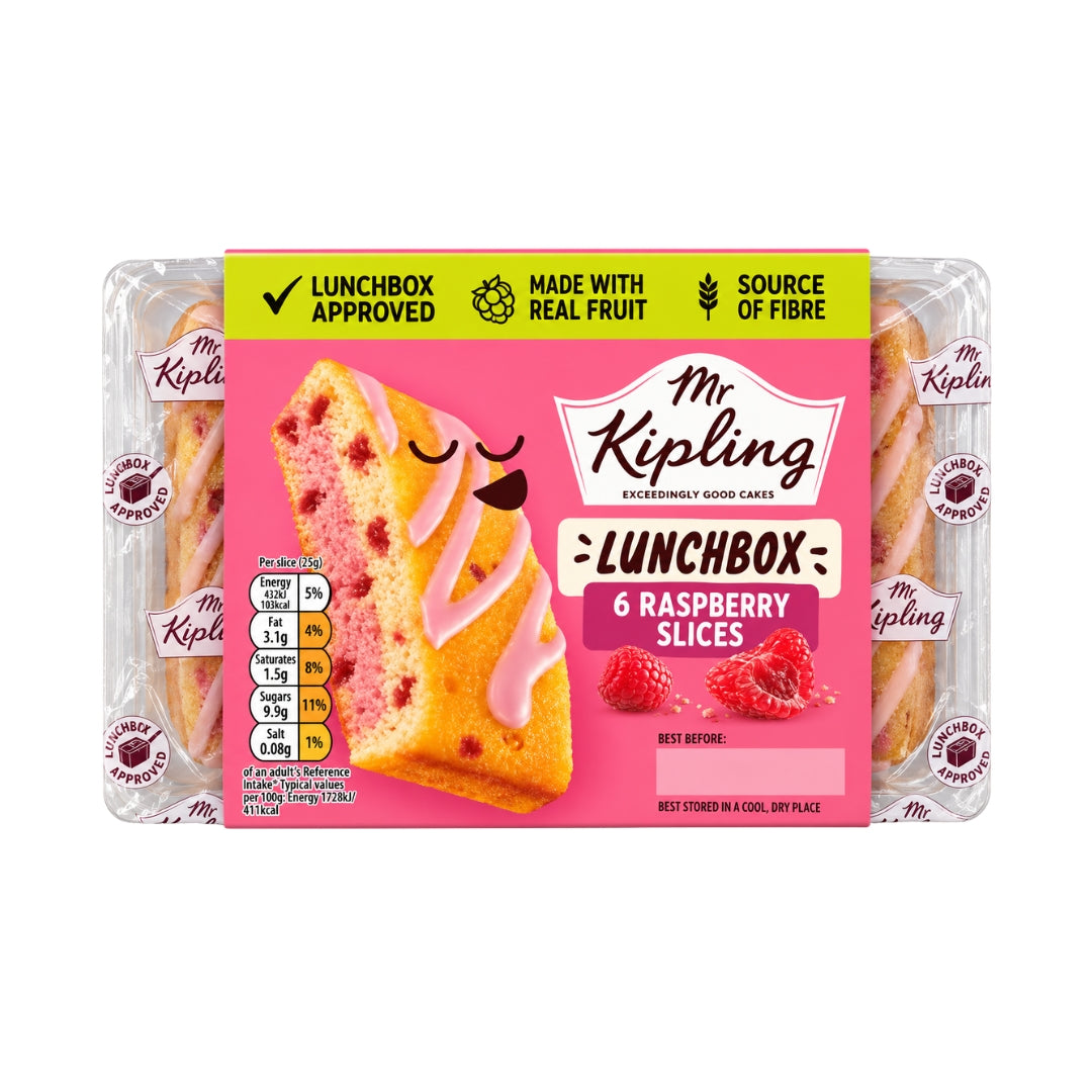 Mr Kipling Raspberry Slices
