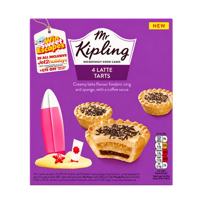 Mr Kipling Latte Tarts 4 Pack
