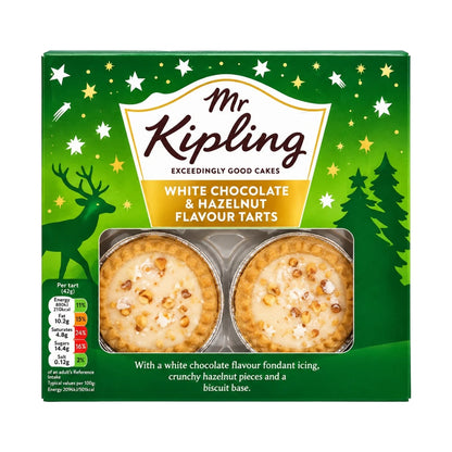 Mr Kipling White Chocolate & Hazlenut Cake Tarts