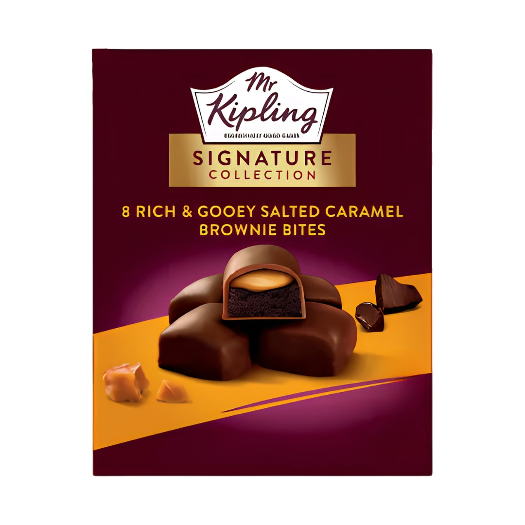 Mr Kipling Signature Collection Salted Caramel Brownie Bites