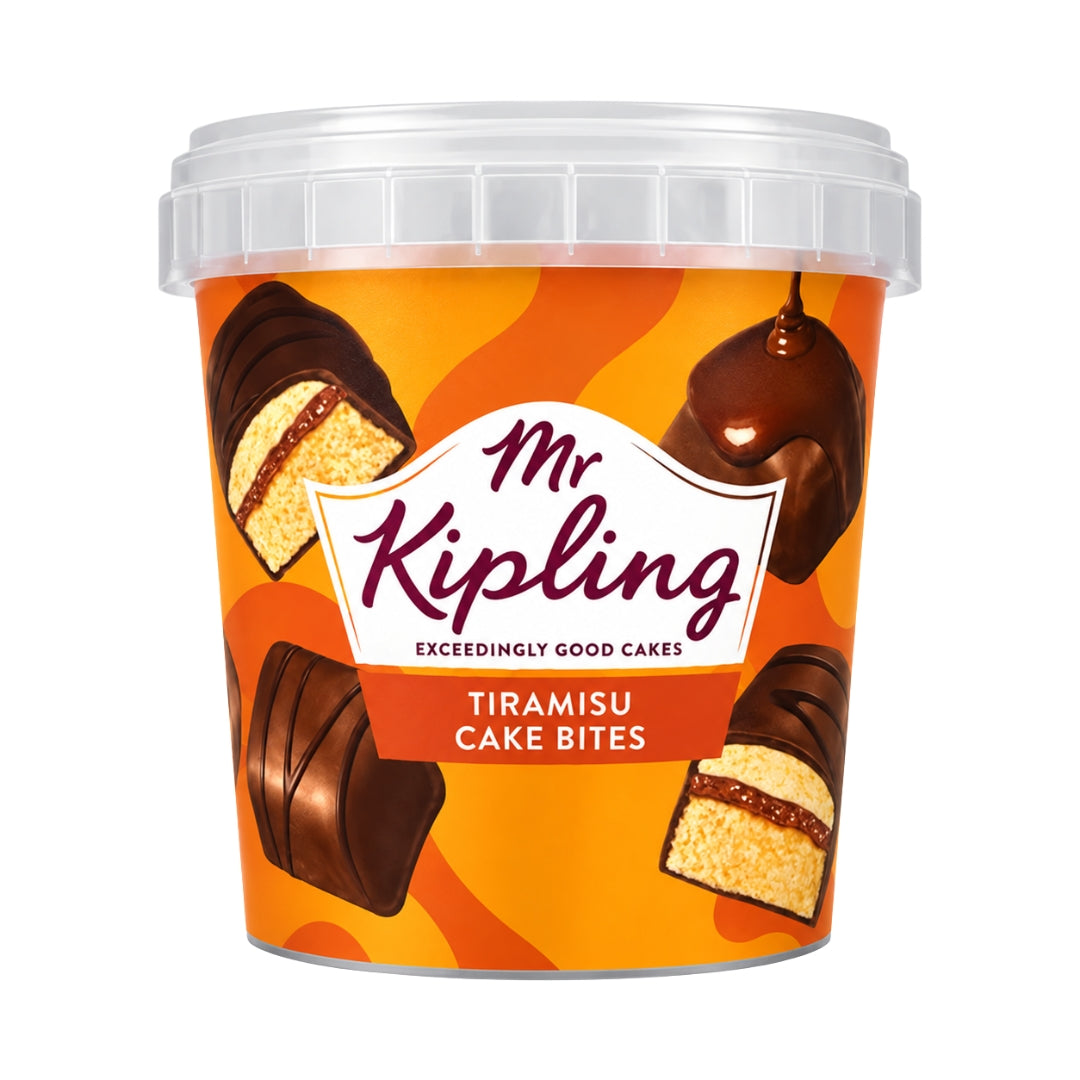 Mr Kipling Tiramisu flavour Mini Cake Bites