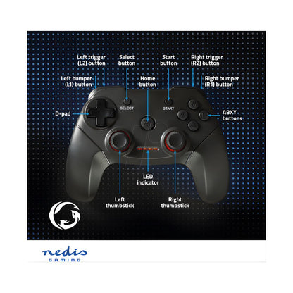 Nedis Wireless Gamepad Controller for PC