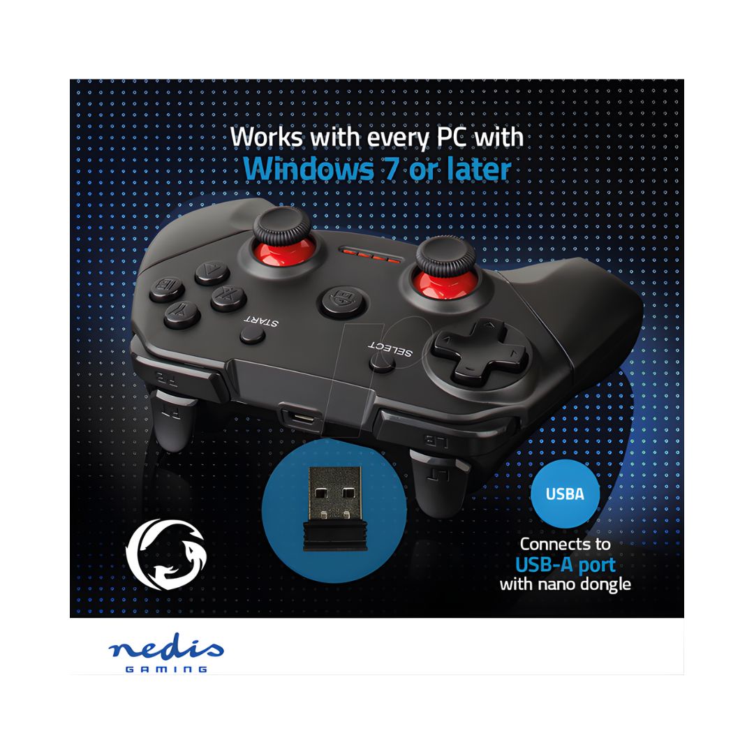 Nedis Wireless Gamepad Controller for PC
