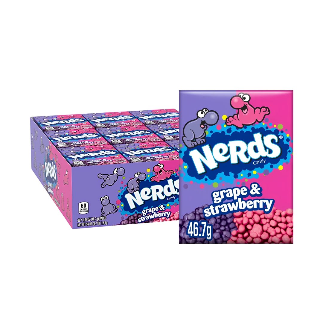 Nerds Candy Sweets Boxes Grape & Strawberry
