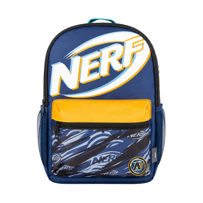 Nerf Nation Backpack with Padded Straps & Mesh Side Pockets