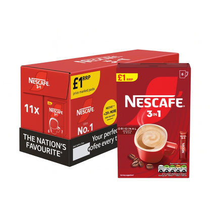 Nescafé 3in1 Original Instant Coffee Sachets