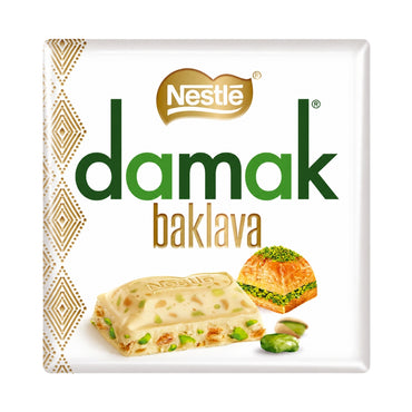 Nestlé Damak Baklava White Chocolate Bars With Pistachios