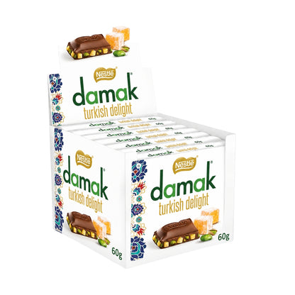 Nestlé Damak Turkish Delight Fine Chocolate Bars With Pistachios