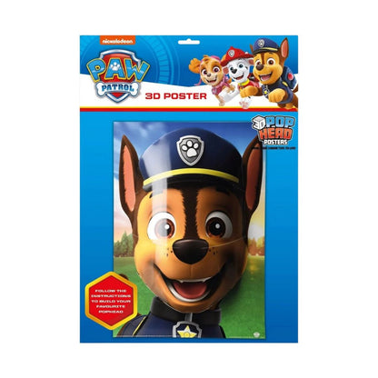 Nickelodeon Paw Patrol Chase 3D PopHeads Poster