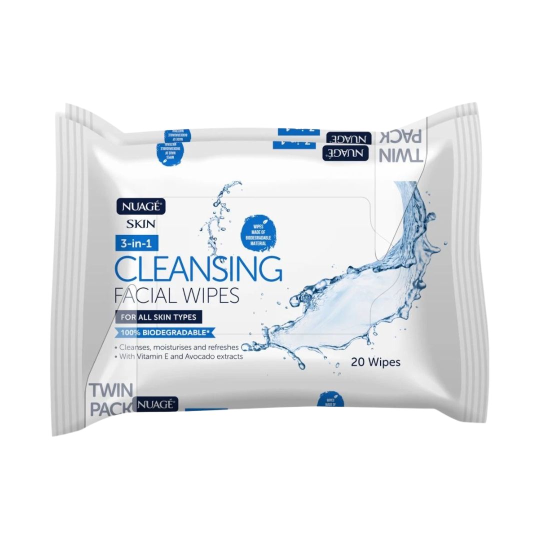Nuage Skin 3 in 1 Cleansing Facial Wipes