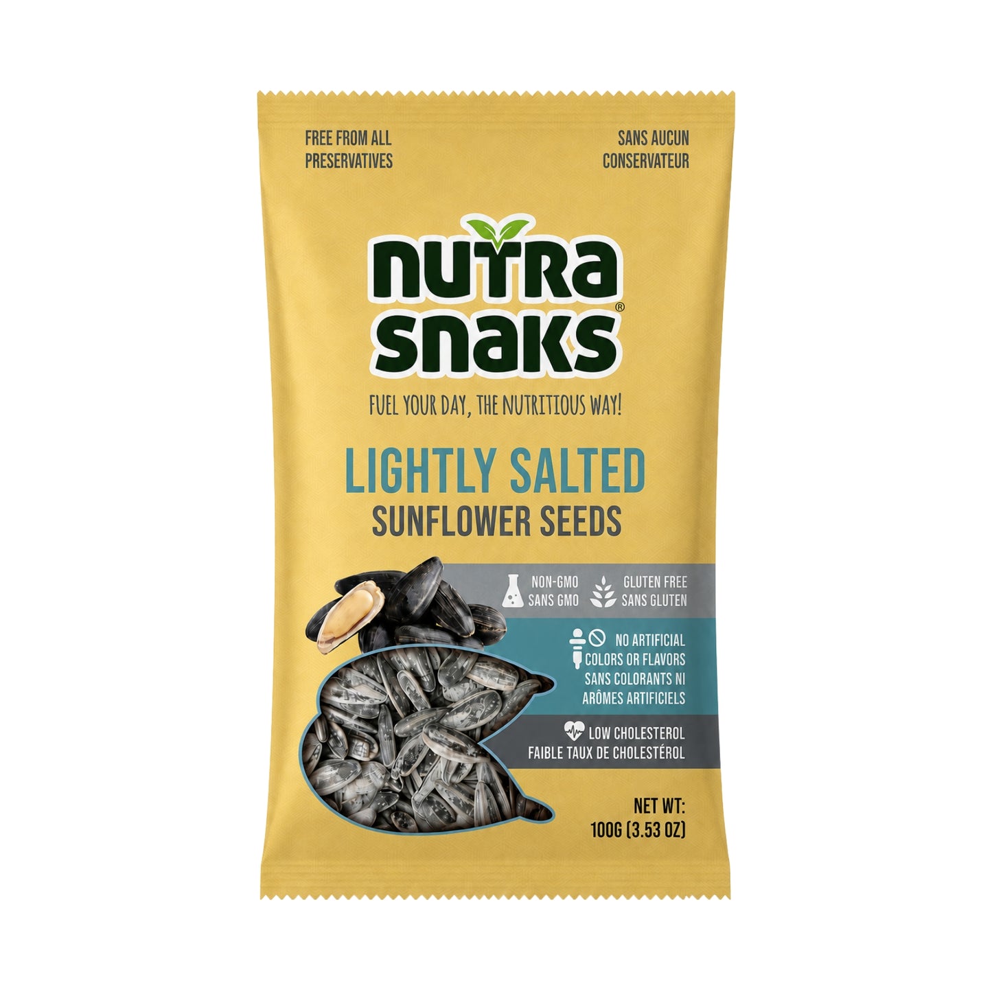 Nutra Snacks Sunflower Seeds Lightly Salted