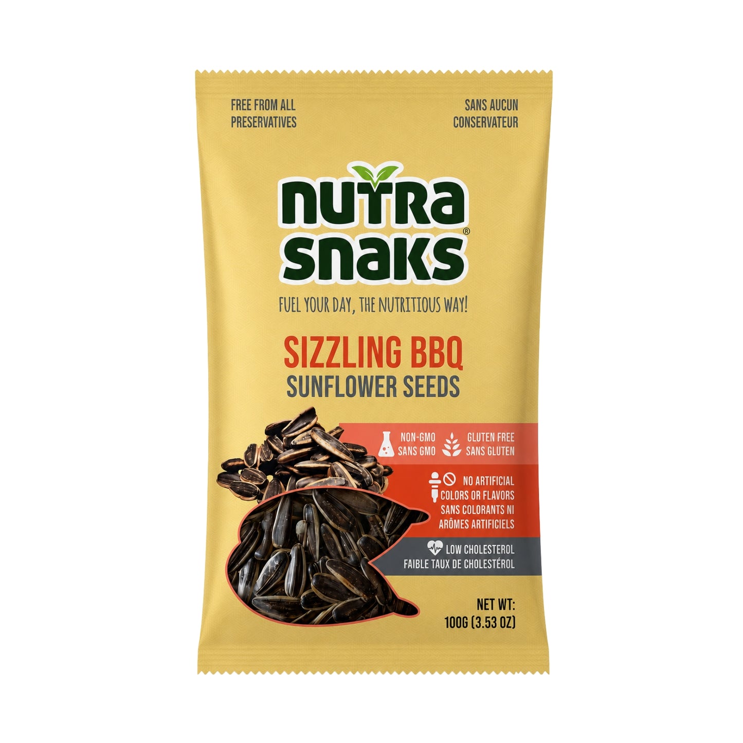 Nutra Snacks Sunflower Seeds Sizzling BBQ