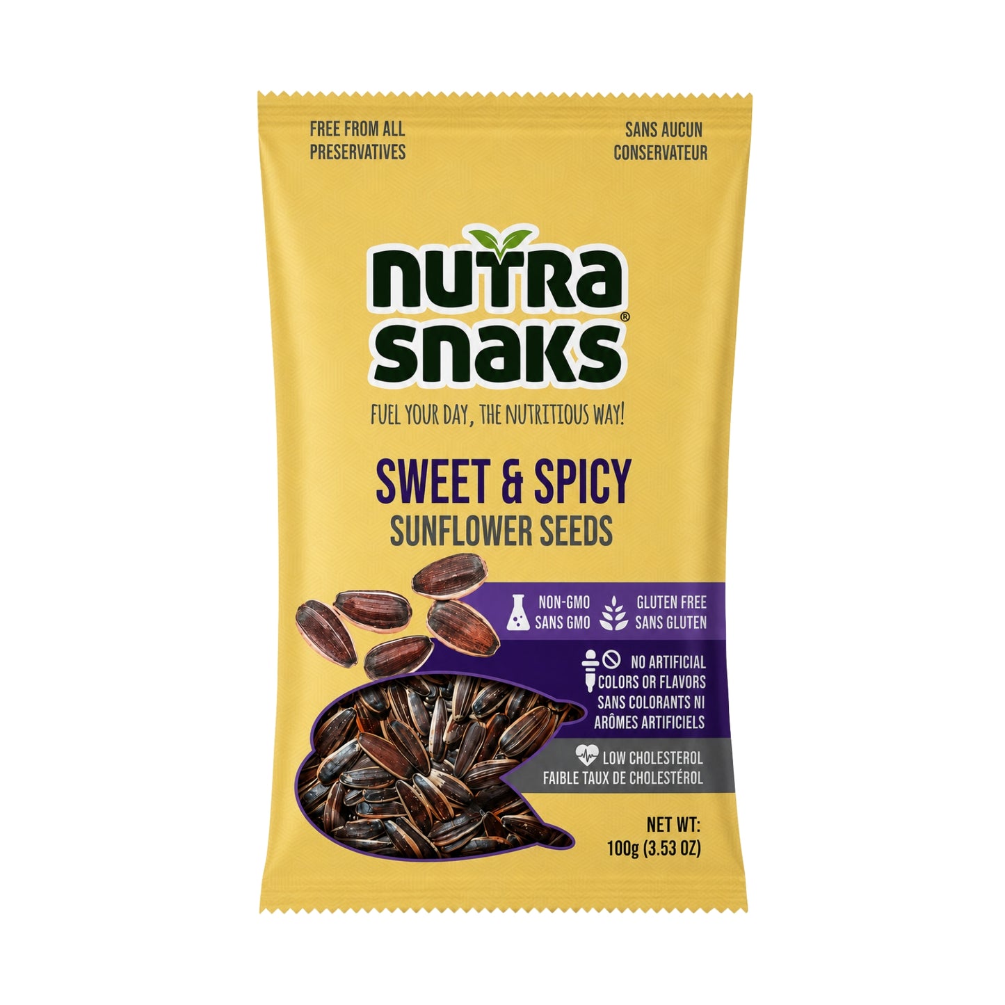 Nutra Snacks Sunflower Seeds Sweet & Spicy