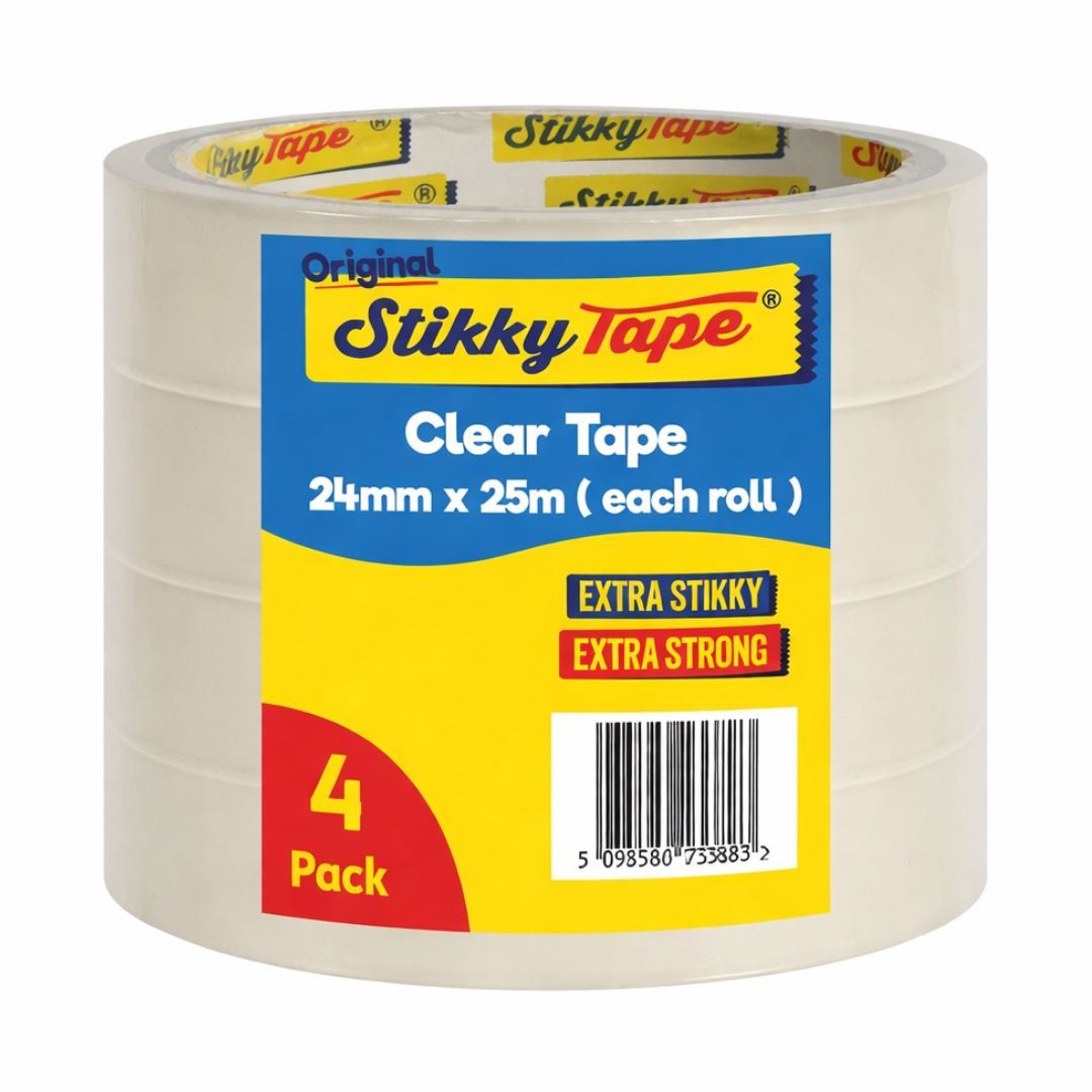 Original Stikky Clear Extra Strong Tape – Price Panda