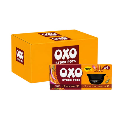 Bulk Special Oxo Stock Pots Rich Beef & Succulent Chicken