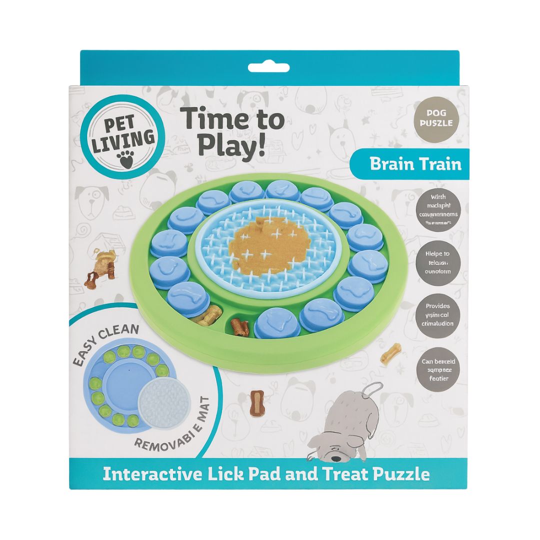 Pet Living Time To Play Interactive Lick Pad & Dog Treat Puzzle