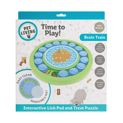 Pet Living Time To Play Interactive Lick Pad & Dog Treat Puzzle