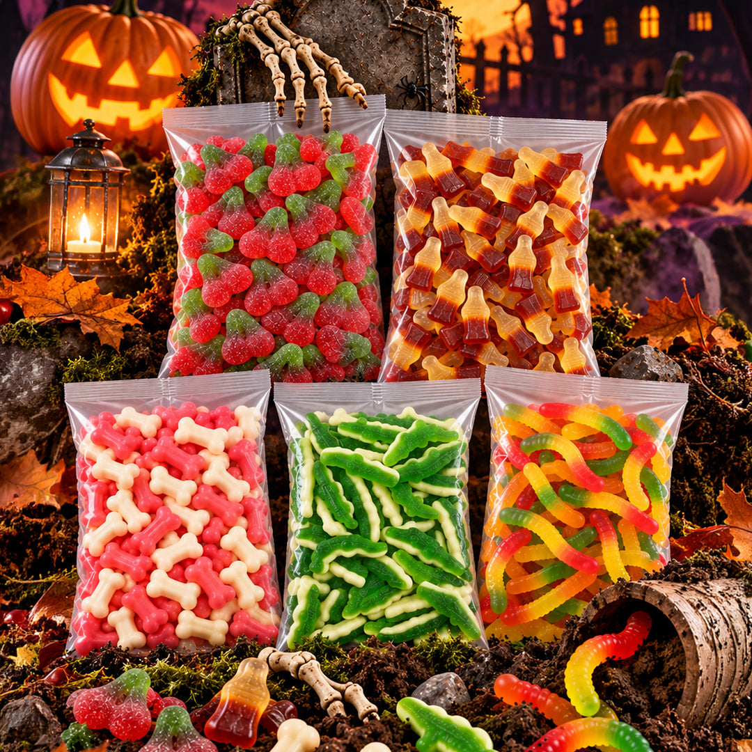 Halloween Retro Pick N Mix Sweets Bundle 1kg Total