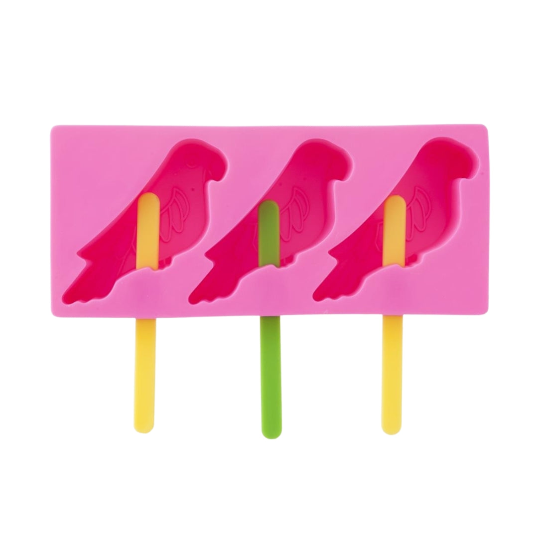 Parrot Ice Lolly Popsicle Mould Set