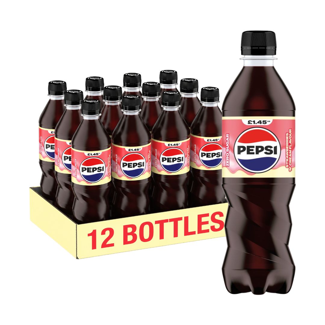 Pepsi Strawberries N Cream Zero Sugar