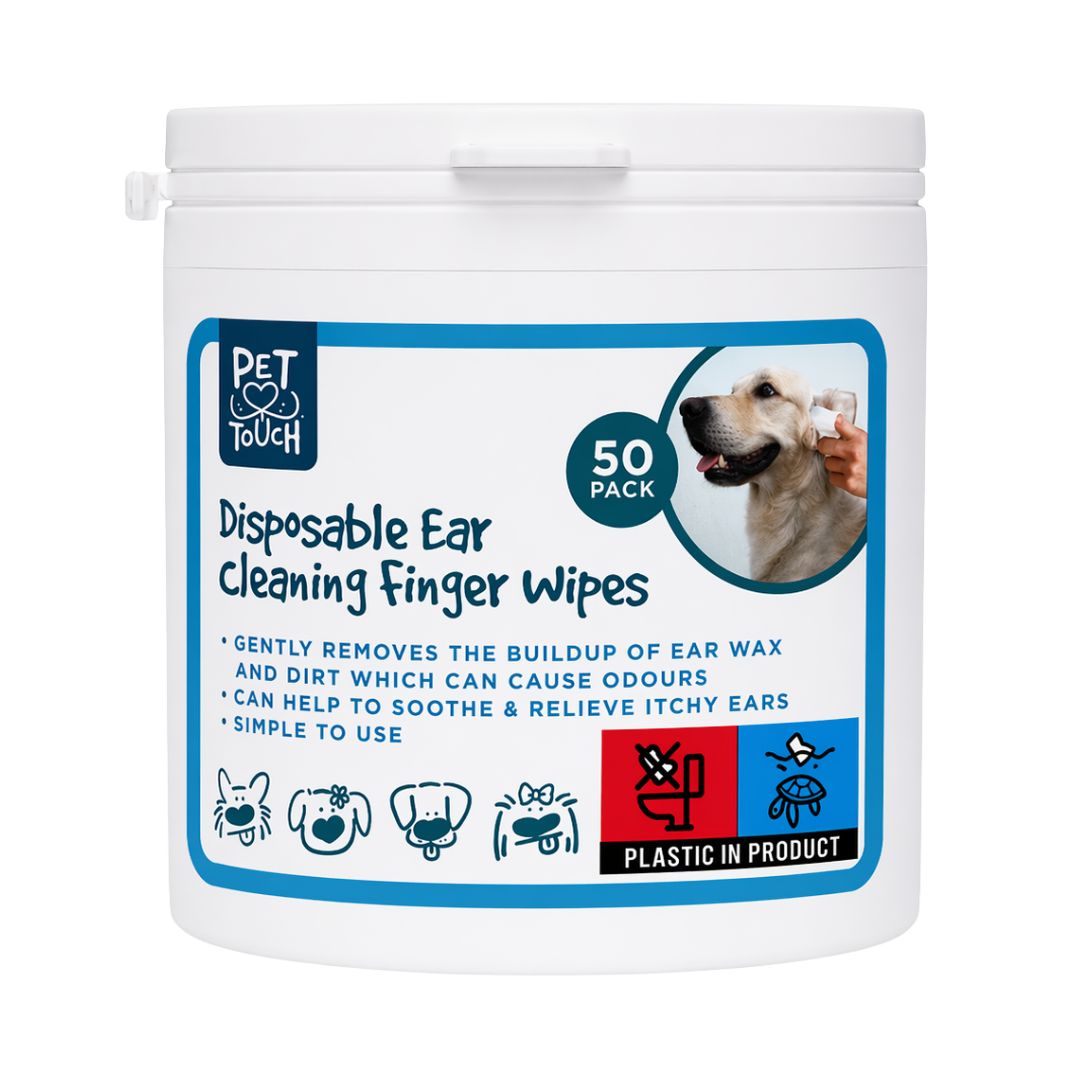 Pet Touch Disposable Ear Cleaning Finger Wipes