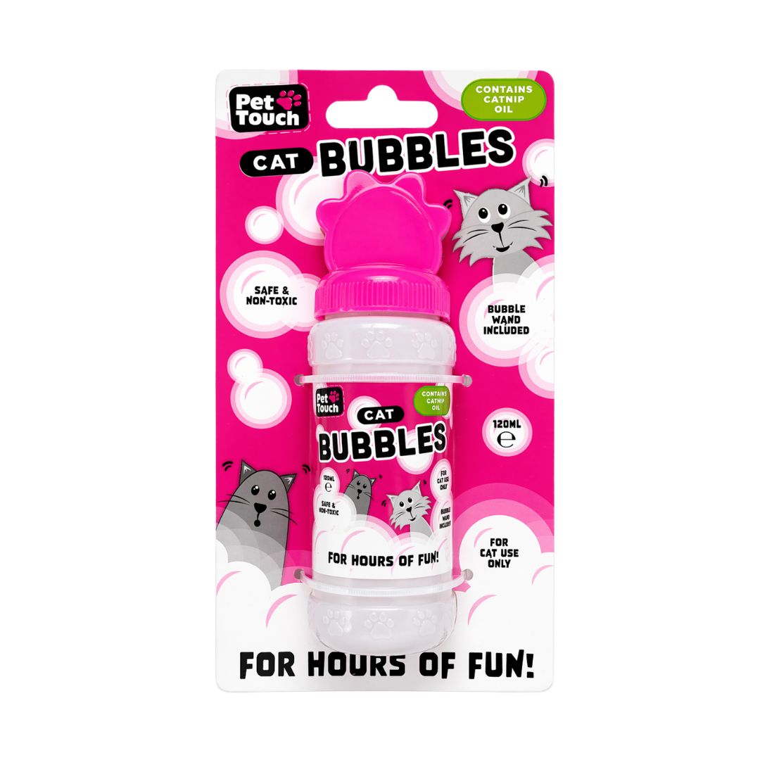 Pet Touch Cat Bubbles with Catnip