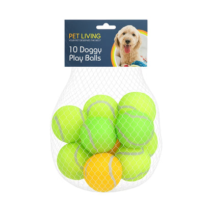 Pet Living Doggy Play Tennis Balls Dog Toys