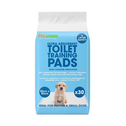 Pet Living Ultra Absorbent Toilet Training Puppy Pads